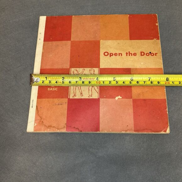 Vintage 1957 Open The Door Book-Alice and Jerry-Basic Readers #3 Illustartions - Picture 7 of 8